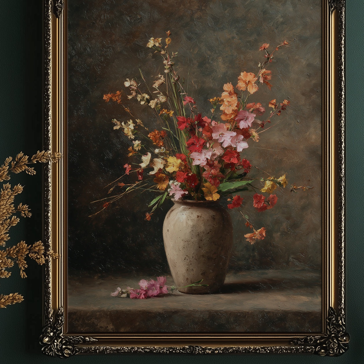 Wildflowers Against Midnight Walls