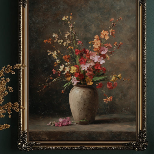 Wildflowers Against Midnight Walls