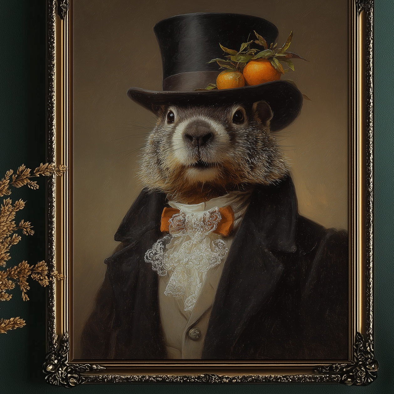 Dapper Marmot With Citrus Crown
