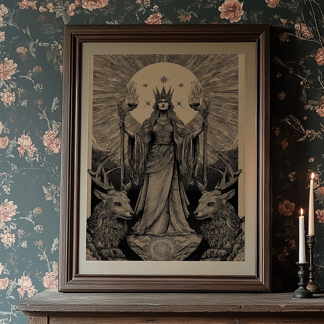 Crowned Between Stags And Stars