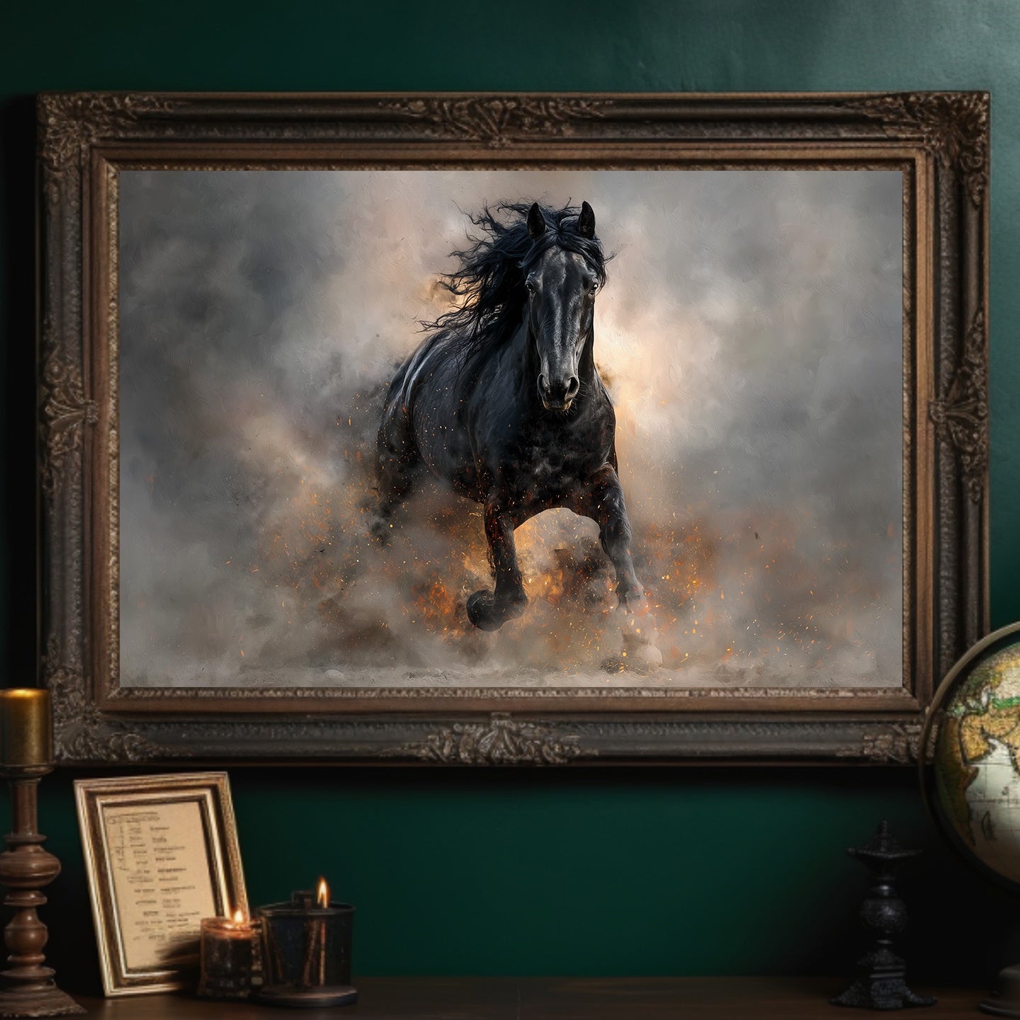 Untamed Spirit Among Leather Spines