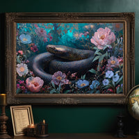 Serpent Among Blooming Gardens