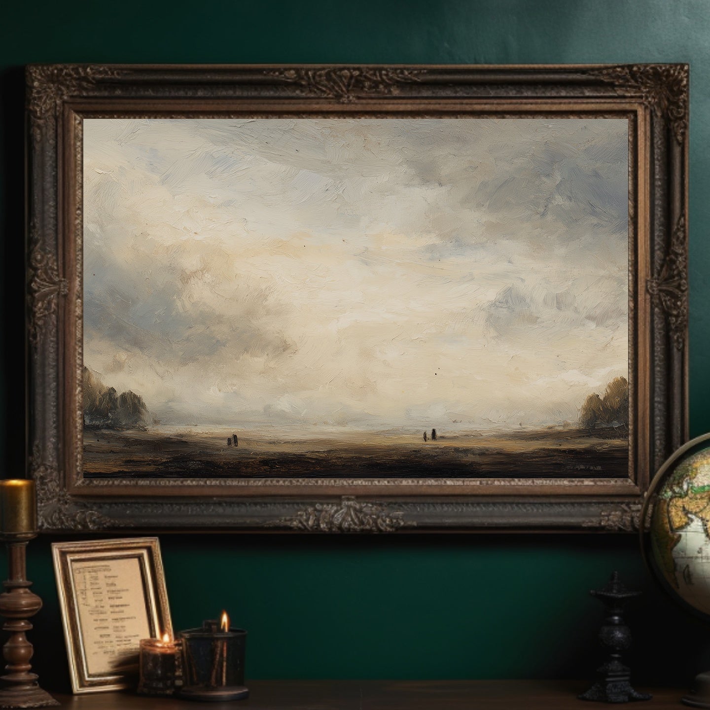 Coastal Mist Among Literary Treasures