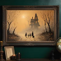 Autumn Path To Mysterious Manor