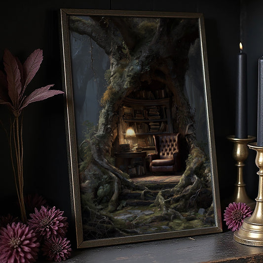 Hollow Oak Keeps Ancient Pages