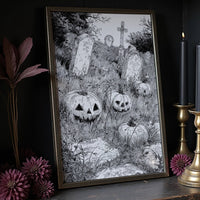 Midnight Grins Among Stone Memories