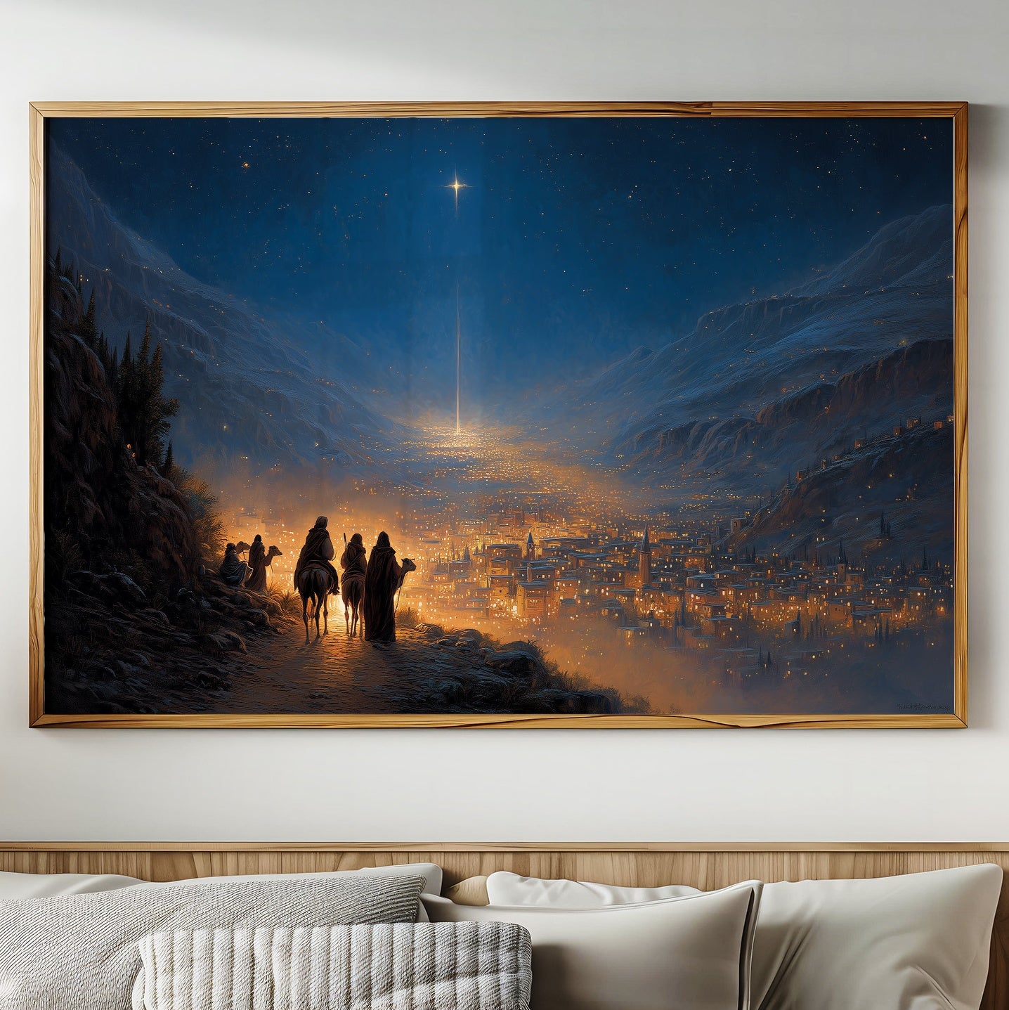 Ancient Journey Under Starlit Skies