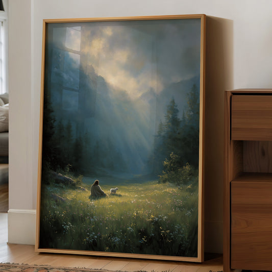 Sunbeams Bless The Mountain Meadow