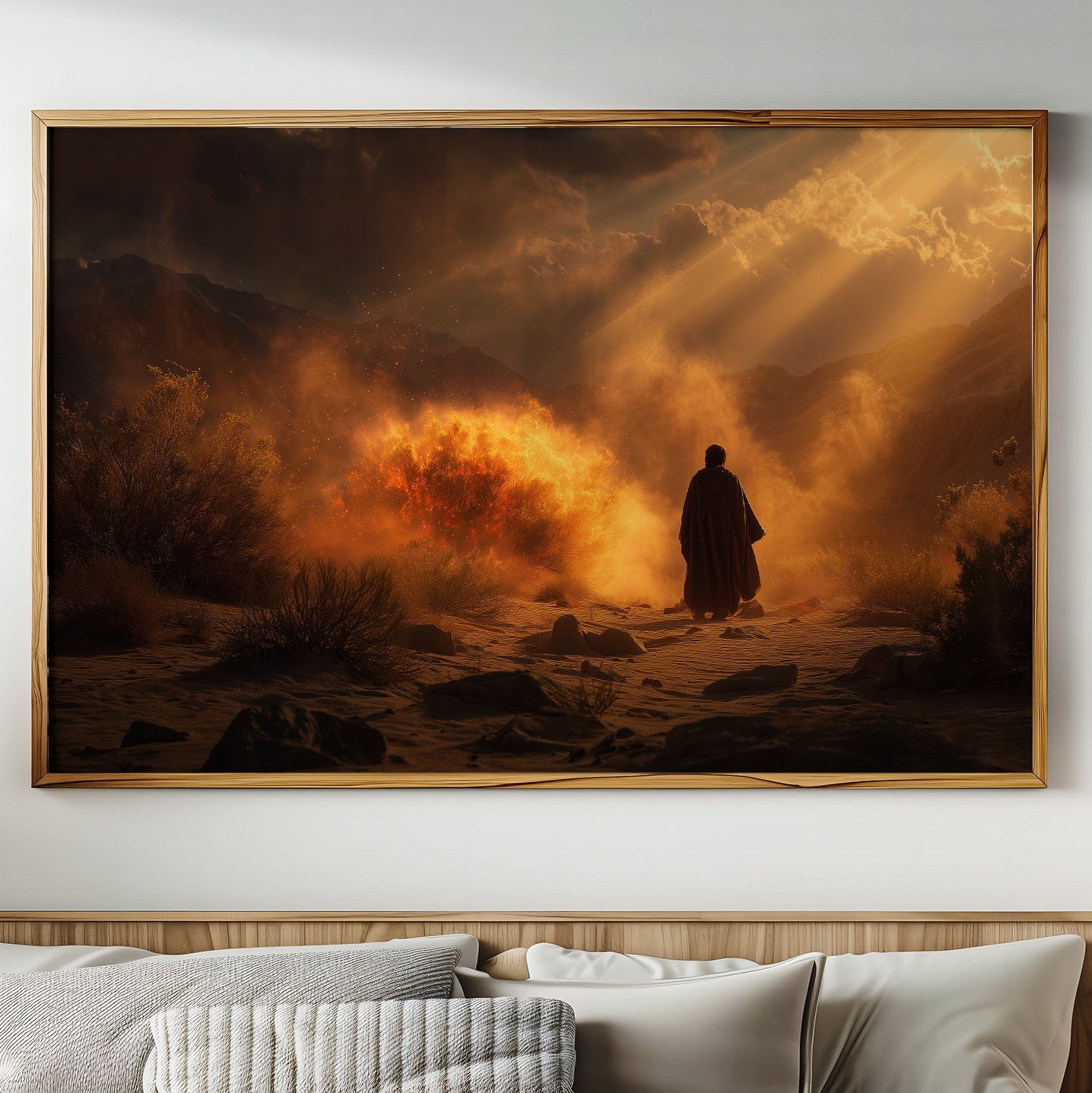 Pilgrim Walks Into Heaven's Fire