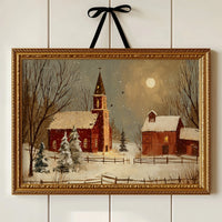 Quiet Village Under Winter Stars