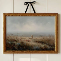 Solitude Calls Across Misty Fields