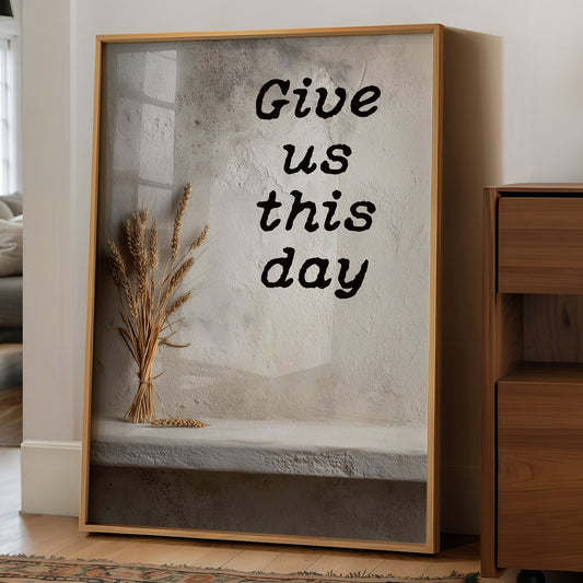 Morning Prayer On Wooden Table