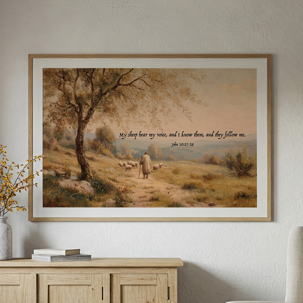 Shepherd's Path In Golden Light