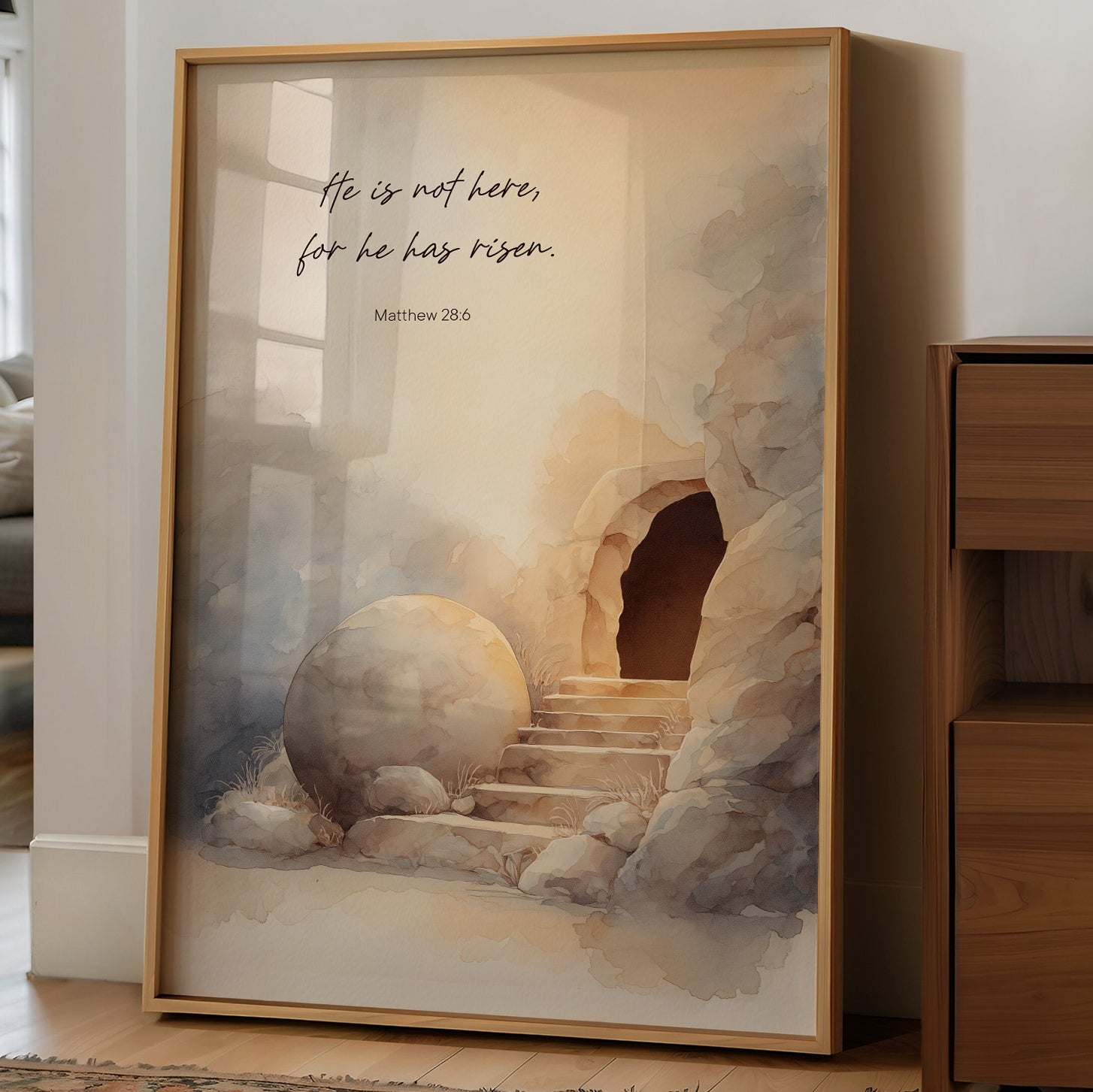 Sacred Words On Wooden Table