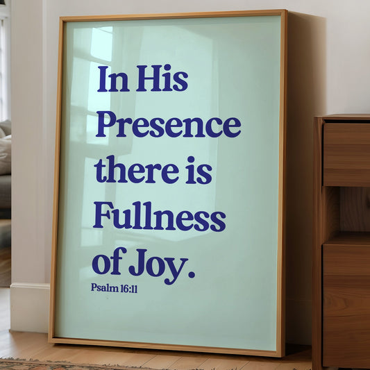 Sacred Words On Mint Canvas