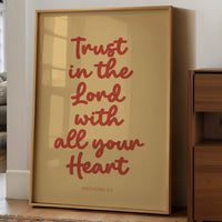 Faith Words In Warm Clay