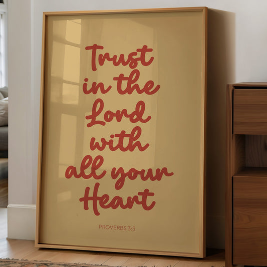 Faith Words In Warm Clay