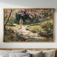 Blossoms Frame The Sacred Path