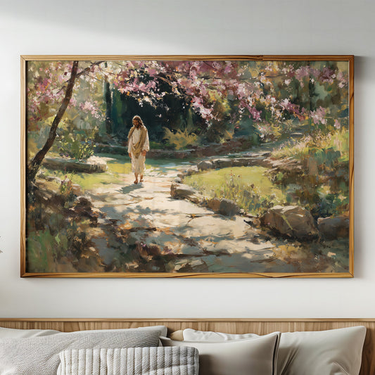 Blossoms Frame The Sacred Path