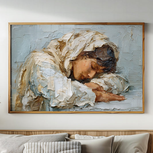 Textured Solitude in Cream and Sienna