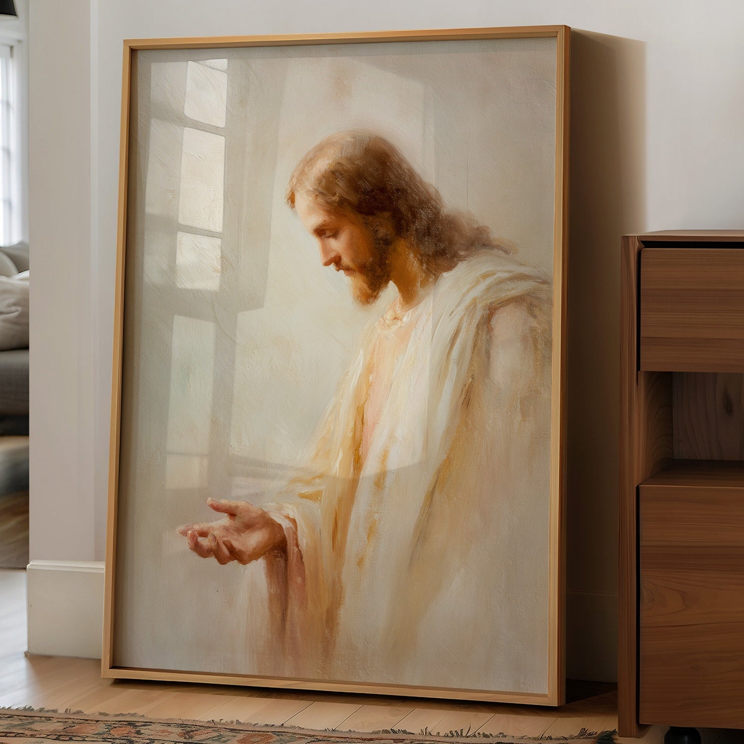 Gentle Light Embraces Sacred Offering