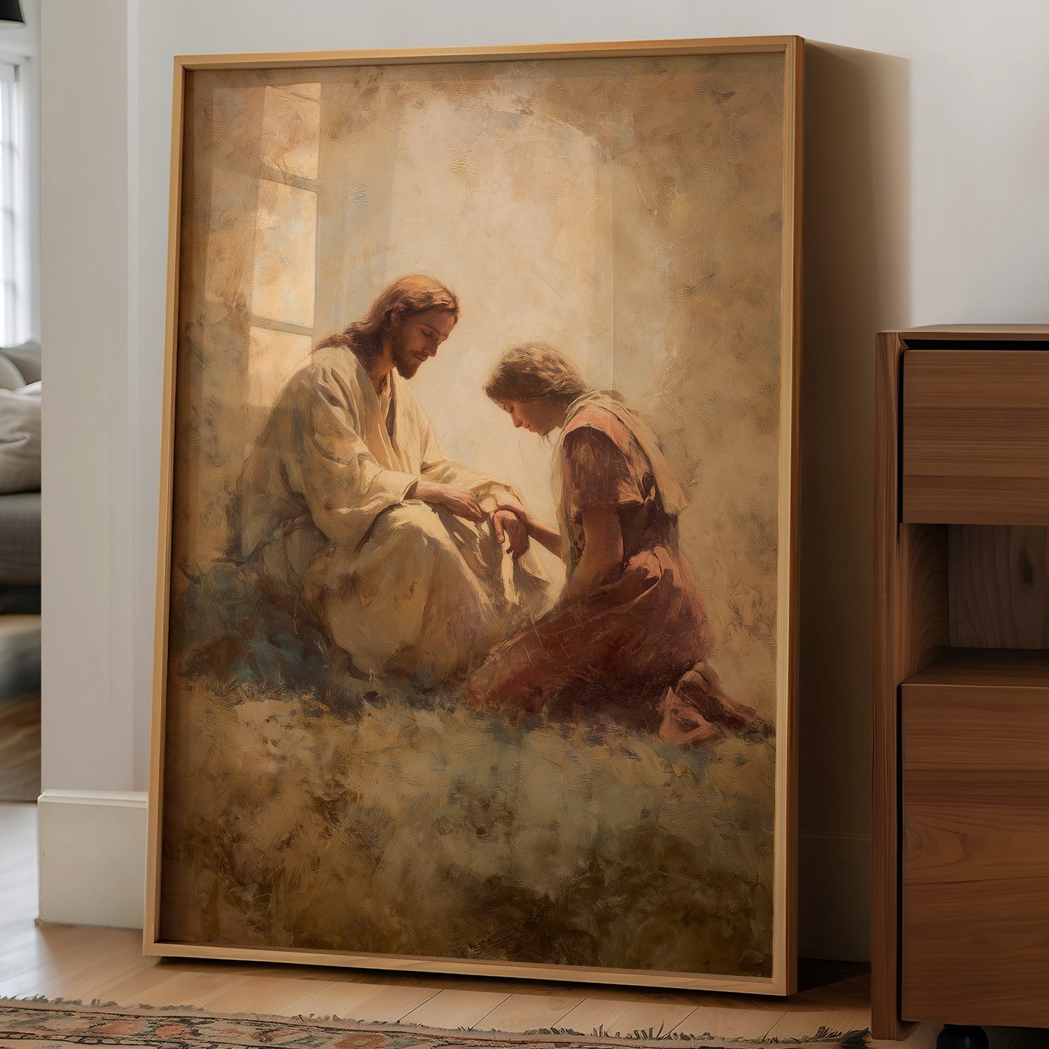 Radiant Communion in Golden Light