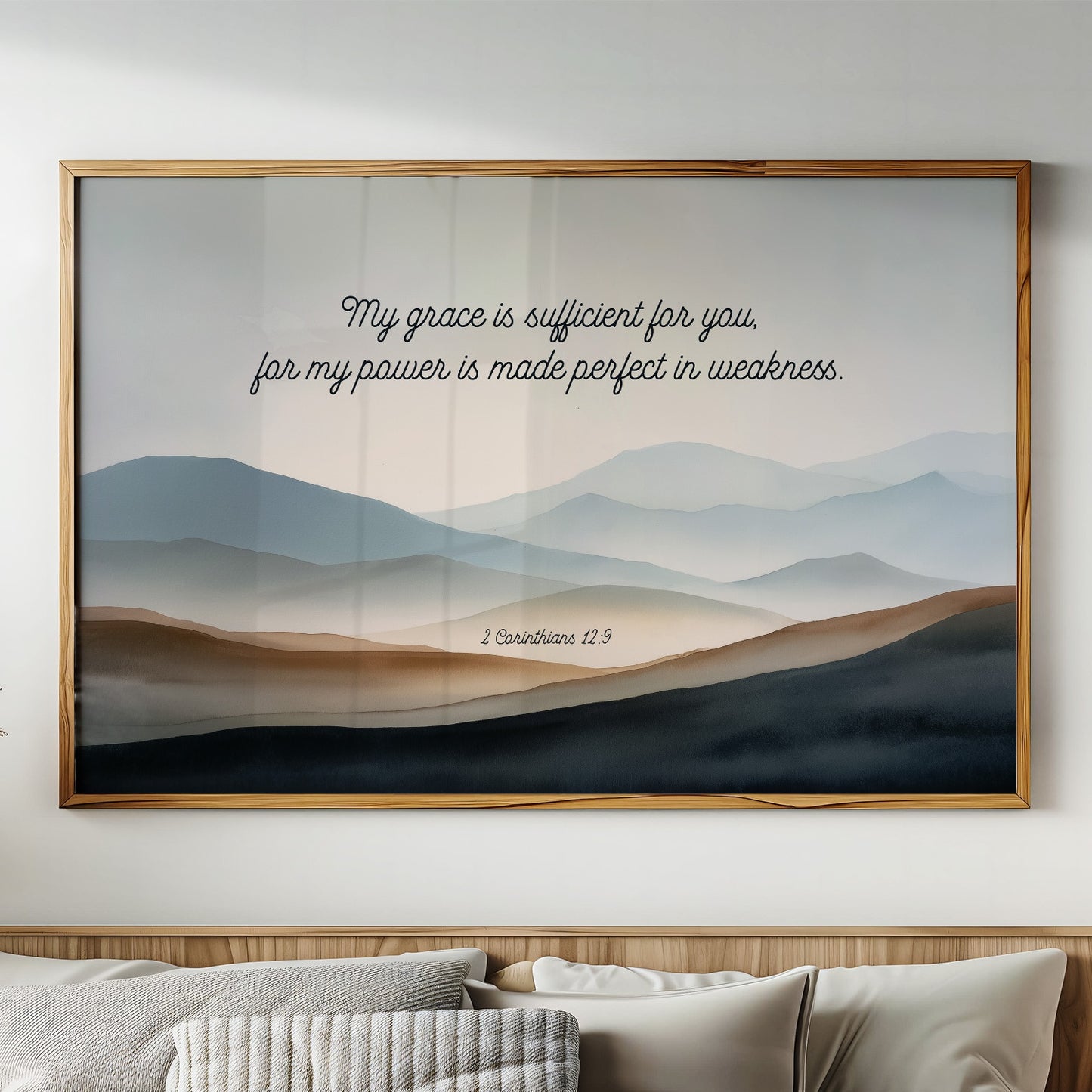 Misty Mountains Carry Sacred Verse