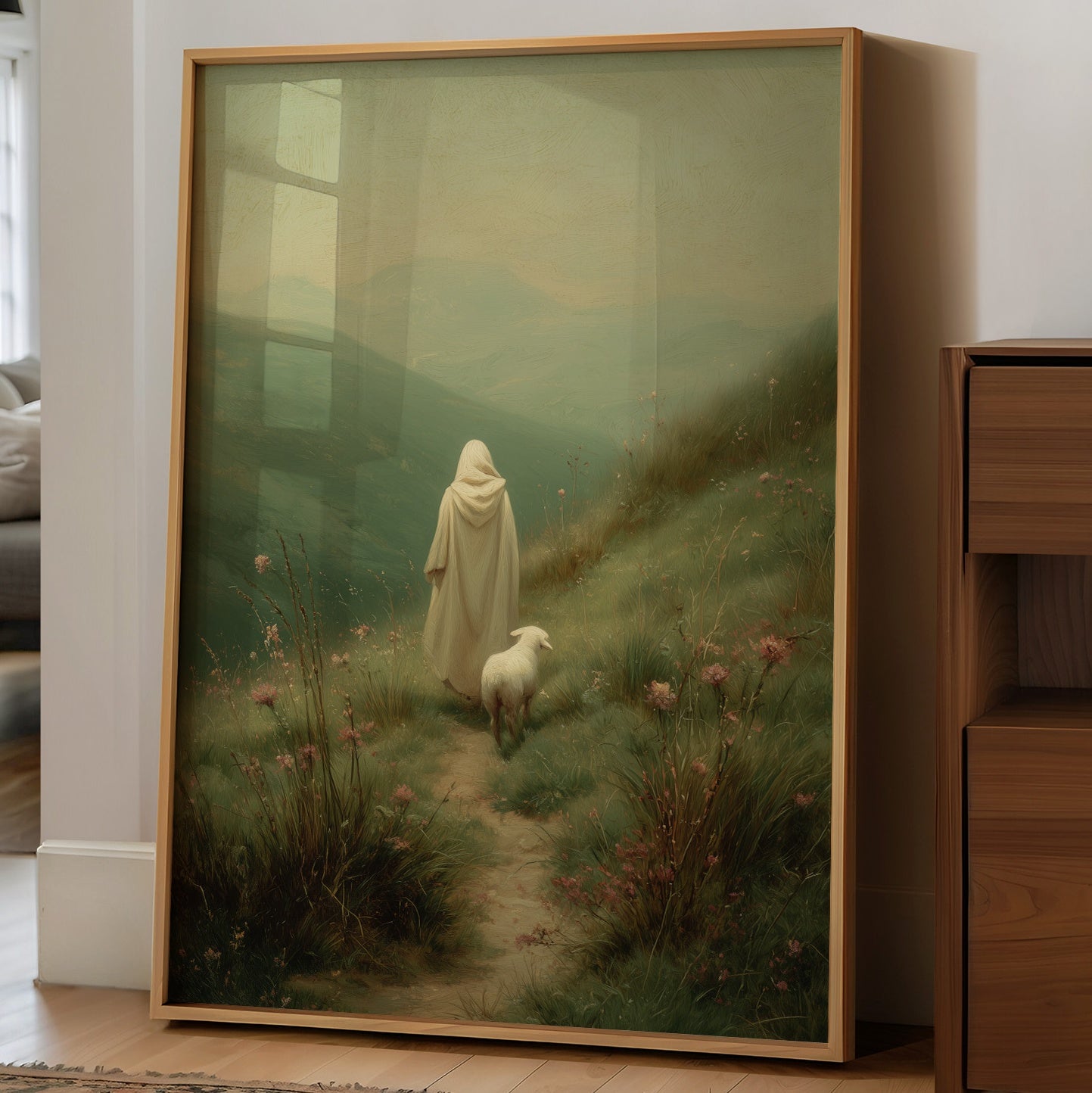 Valley Pilgrim Walks Eternal Path