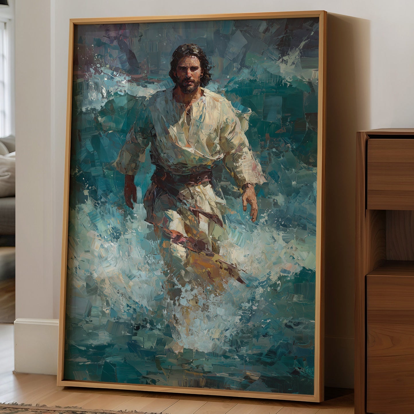 Tempest Walker Through Azure Depths