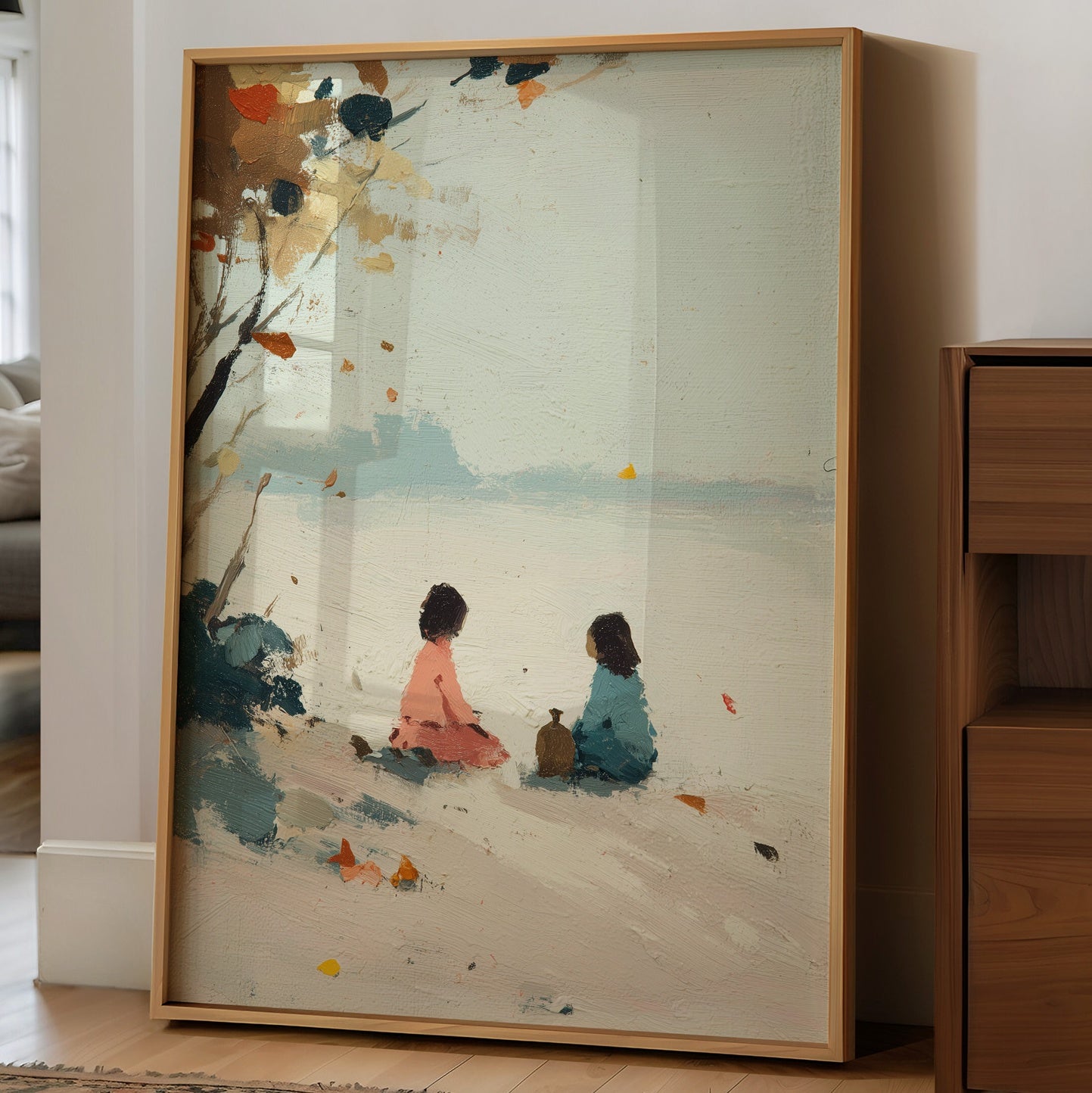 Shoreline Reverie Captures Autumn Whispers