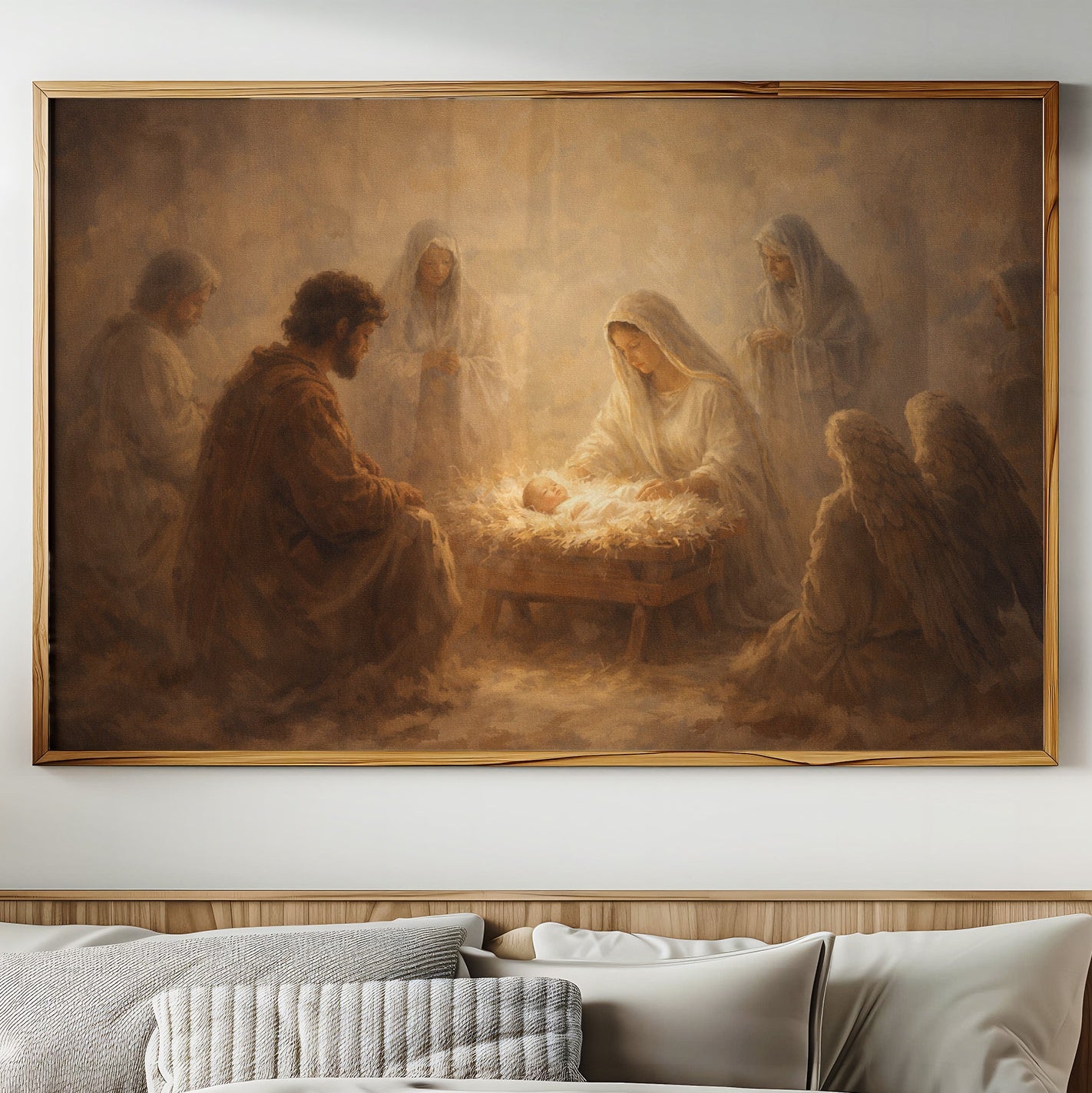 Divine Light Cradles Humble Beginnings