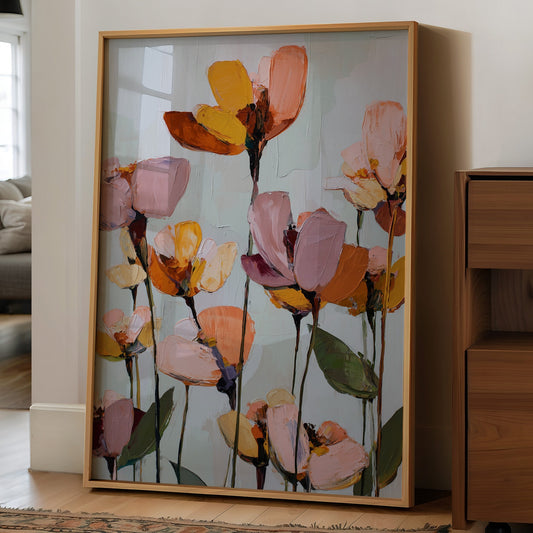 Tulips Sway In Golden Hour