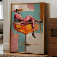 Citrus Hour With Wide-Brimmed Hat