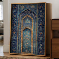 Blue Tiles Hold Ancient Prayers