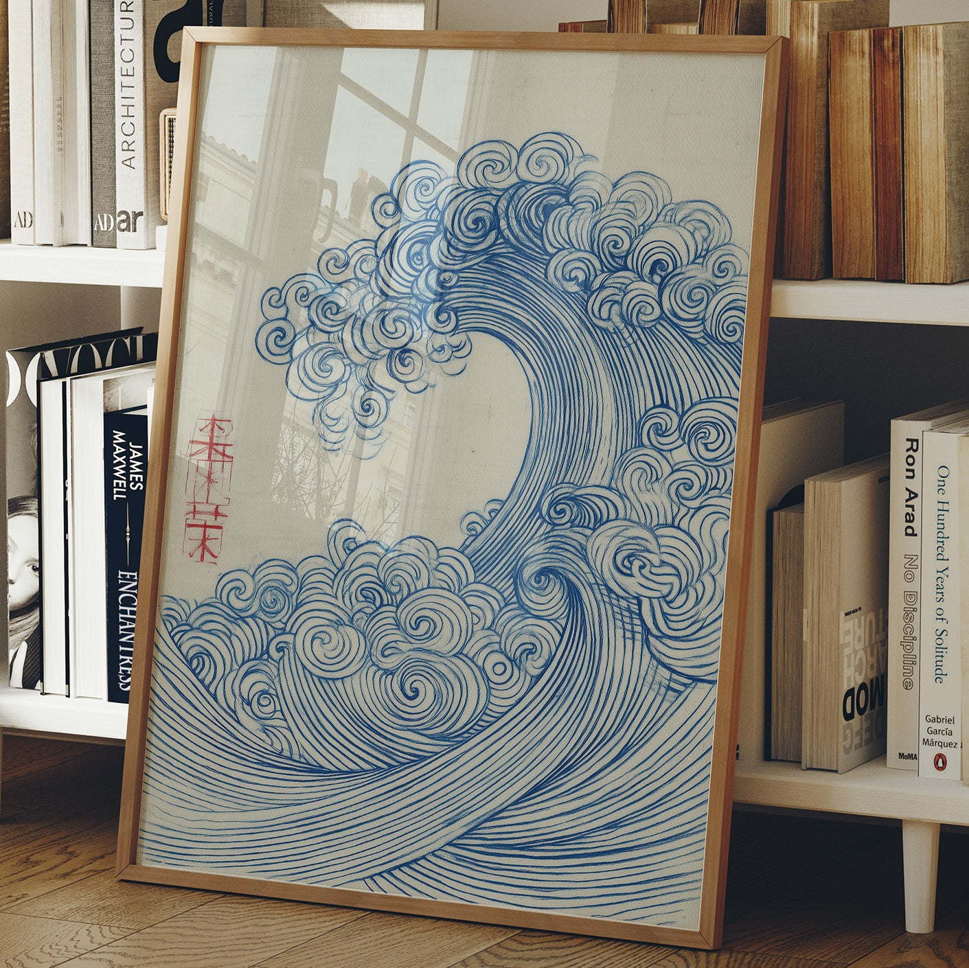 Ocean Spirits Dance In Blue