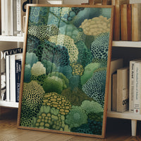 Ocean Forest Blooms In Jade