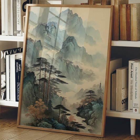 Misty Peaks Hold Ancient Pine Secrets