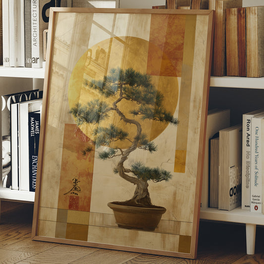 Bonsai Tales In Golden Hours