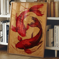 Crimson Koi Dance Ancient Tales