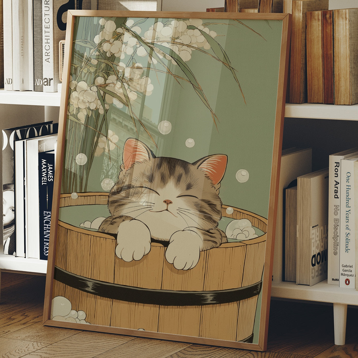 Kitten's Bamboo Bath Sanctuary Dreams
