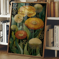 Marigolds Dance Under Starlit Garden