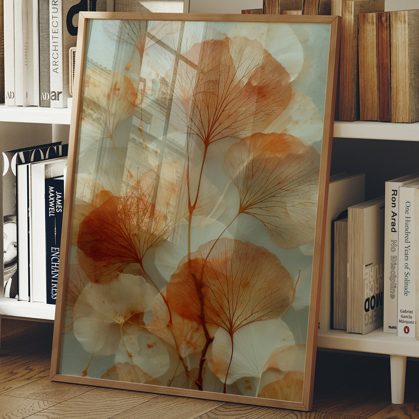 Copper Petals Dance In Light