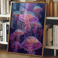 Deep Ocean Ballet In Neon Light