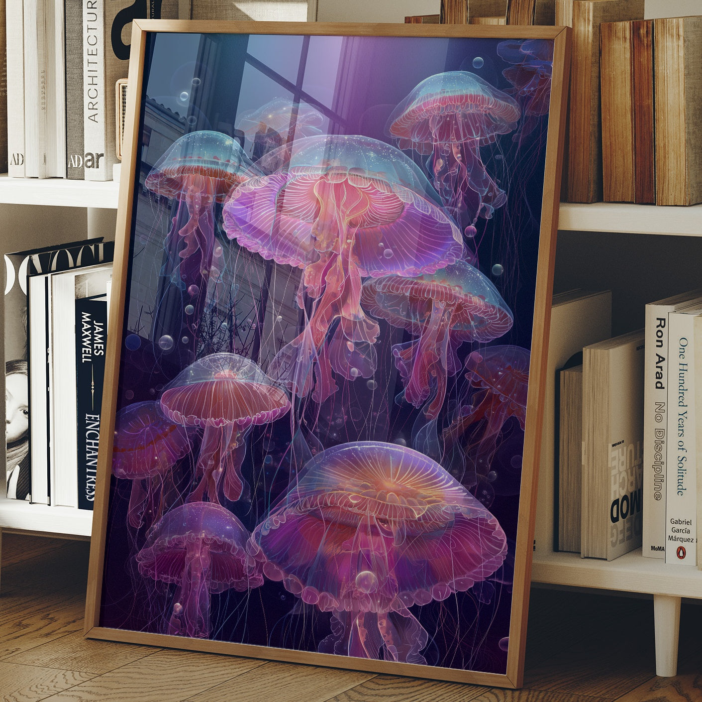 Deep Ocean Ballet In Neon Light