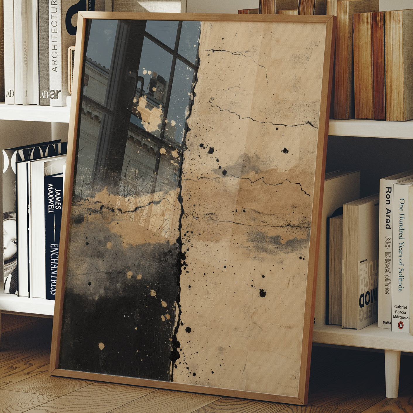 Ink Spills Into Desert Sand