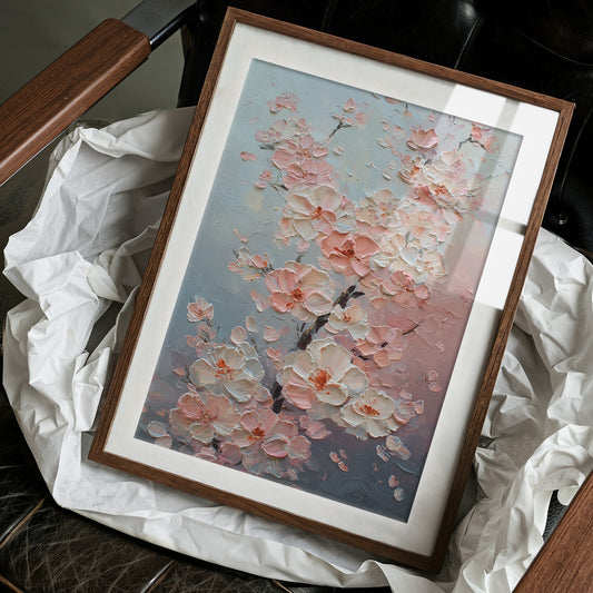 Blush Petals Dance In Spring