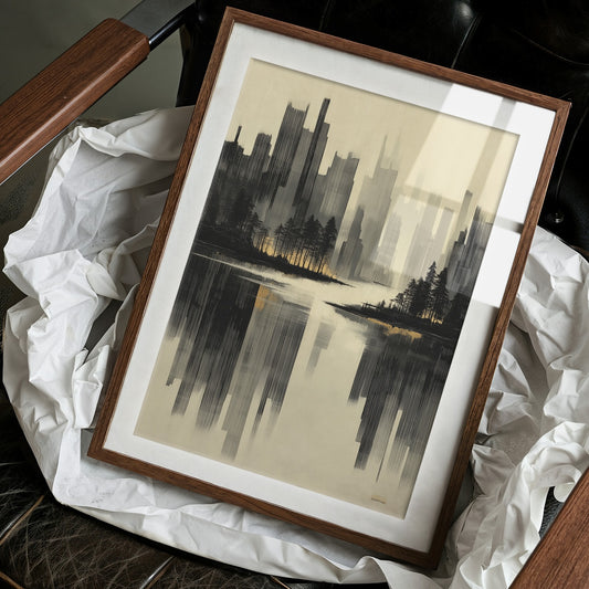 Twilight Mirrors The City's Edge