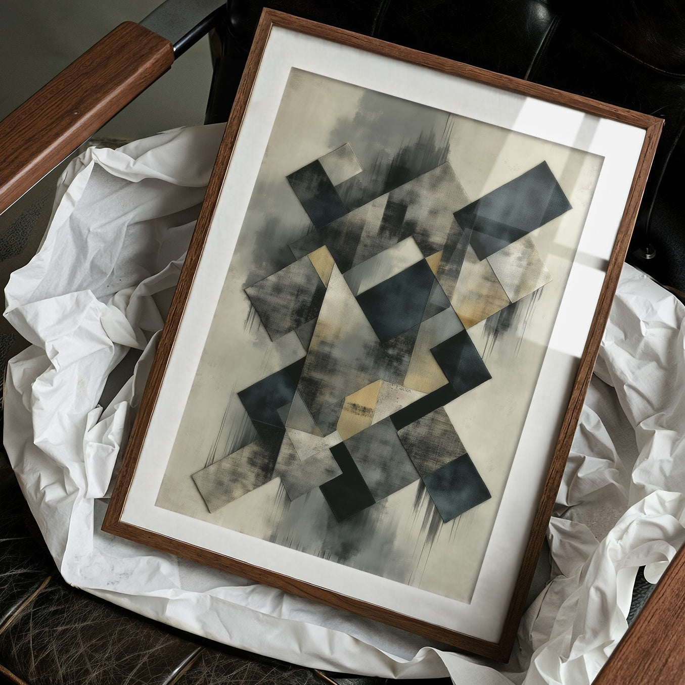 Geometric Shadows Dance At Dawn