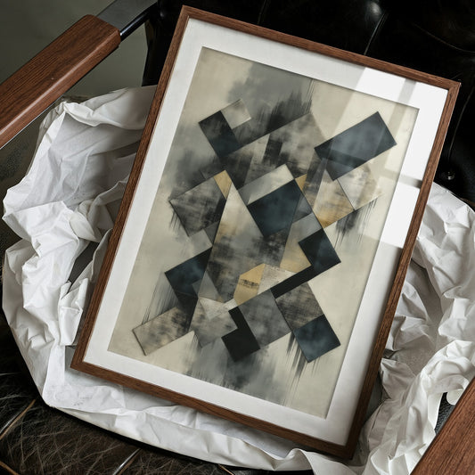 Geometric Shadows Dance At Dawn