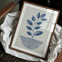 Blue Leaves Dance In Morning Light